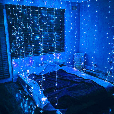 Meneon 36 LEDs 6 m Blue Steady Bulb Rice Lights(Pack of 1)