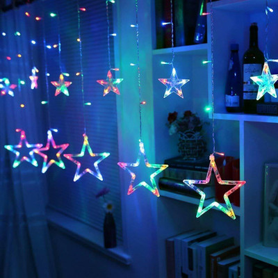 NH WORLD 100 LEDs 2.49 m Multicolor Flickering Star Rice Lights(Pack of 1)