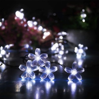 Ravso 112 LEDs 12 m White Flickering Flower Rice Lights(Pack of 1)