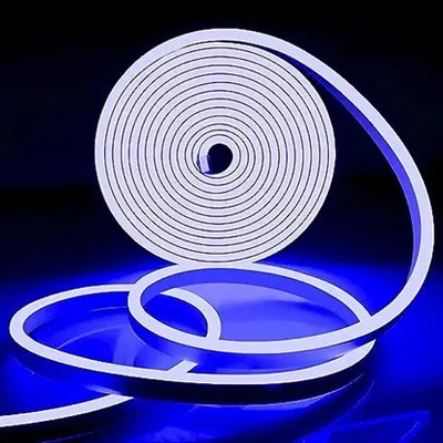 noorish nest 600 LEDs 5 m Blue Steady Strip Rice Lights(Pack of 1)