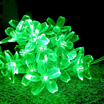 NISCO 20 LEDs 4 m Green Steady Flower Rice Lights(Pack of 1)