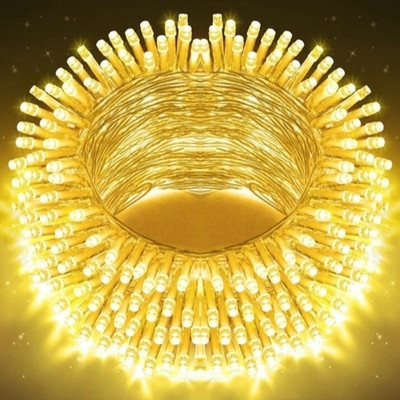 Daiconstar 40 LEDs 11 m Yellow Color Changing Bell Rice Lights(Pack of 1)