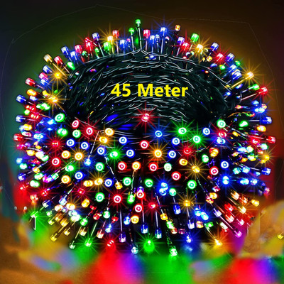 RMSSM 115 LEDs 45 m Multicolor Flickering String Rice Lights(Pack of 1)