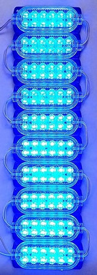 StrawHat 120 LEDs 1 m Blue Steady Strip Rice Lights(Pack of 10)