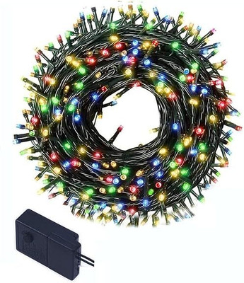 SV GLOBAL 62 LEDs 20 m Multicolor Color Changing, Flickering, Steady Bell Rice Lights(Pack of 1)
