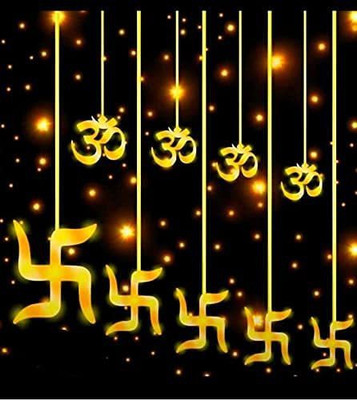 Cosky 108 LEDs 4 m Yellow Flickering Swastik Rice Lights(Pack of 1)