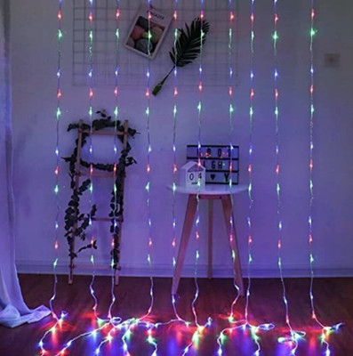 spark world 180 LEDs 3 m Multicolor Flickering String Rice Lights(Pack of 1)