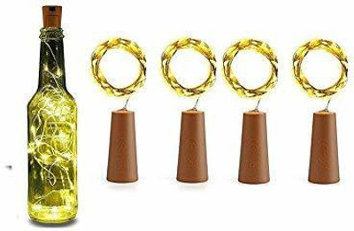 CANDLE 20 LEDs 1.98 m Yellow Steady String Rice Lights(Pack of 4)