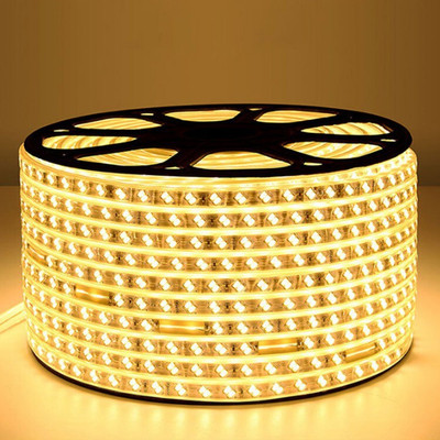 Hybrix 480 LEDs 6.05 m Yellow Steady Strip Rice Lights(Pack of 1)