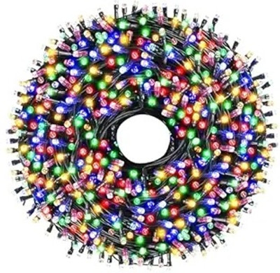 SV GLOBAL 42 LEDs 15 m Multicolor Color Changing, Flickering, Steady Bell Rice Lights(Pack of 1)