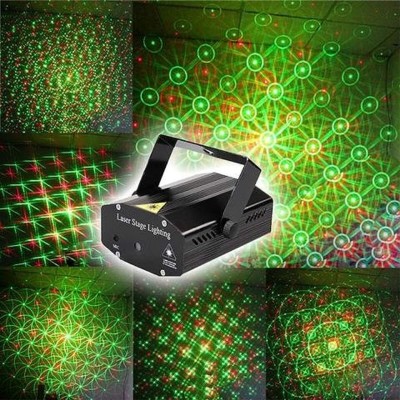 TECHGEAR LED Laser Projector Mini Stage Light Christmas Disco Party Club DJ Diwali AND Christmas Shower Laser Light Shower Laser Light(Ball Diameter: 10 cm)