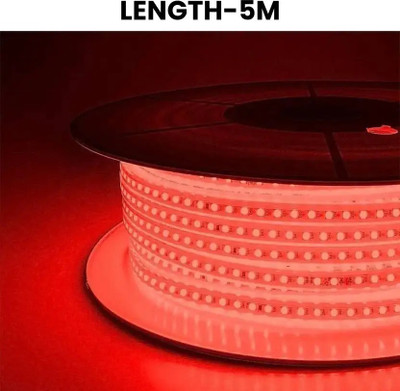 ZESTRUM 1200 LEDs 5 m Red Steady Strip Rice Lights(Pack of 1)