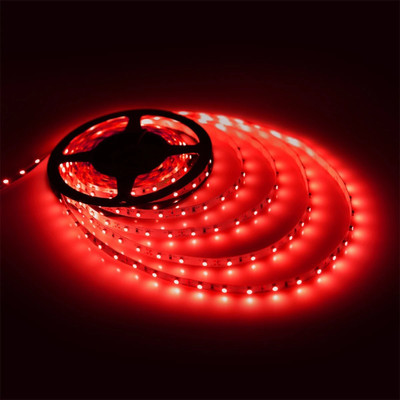 Daiwik 130 LEDs 3 m Red Steady Strip Rice Lights(Pack of 1)