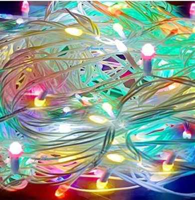 Perikam 40 LEDs 15 m Multicolor Flickering String Rice Lights(Pack of 1)