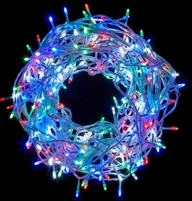 Daiconstar 40 LEDs 11 m Transparent, Multicolor Color Changing Bell Rice Lights(Pack of 1)