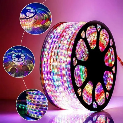BMP 360 LEDs 3 m Multicolor Steady Strip Rice Lights(Pack of 1)