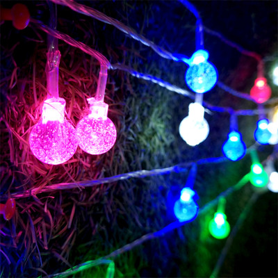 NISCO 20 LEDs 4 m Multicolor Steady Ball Rice Lights(Pack of 1)