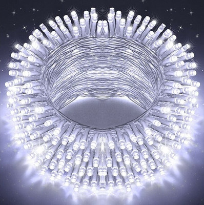 spark world 16 LEDs 4 m White Steady Bulb Rice Lights(Pack of 6)