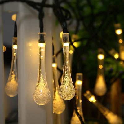 Daiwik 14 LEDs 3 m Yellow Steady Water Drop Rice Lights(Pack of 1)