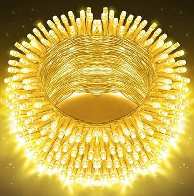 spark world 22 LEDs 6.5 m Yellow Steady Bulb Rice Lights(Pack of 1)