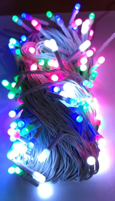 Kebilshop 50 LEDs 9.96 m Multicolor Steady String Rice Lights(Pack of 1)