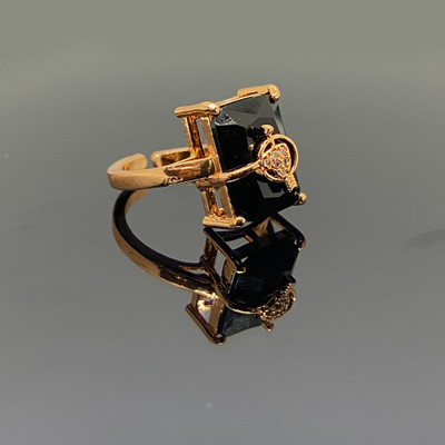 Taksh Online Taksh Online Rose Gold Plated Brass Ruby Gold Plated Ring