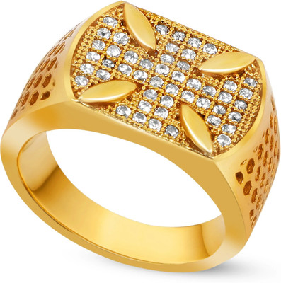 GORASH CREATION Brass Gold Plated Ring