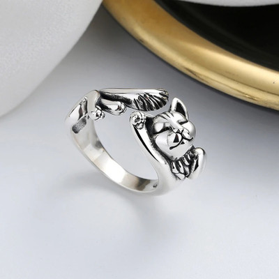 Lovemi Movements Stainless Steel Silver Plated Ring