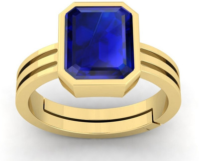 GenZcomplex Alloy Sapphire Gold Plated Ring