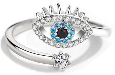 Eliza Alloy Cubic Zirconia Platinum Plated Ring