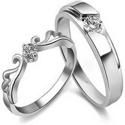 Teeragaj couple rings for men, women, boys, girls ring Alloy Swarovski Crystal Ring