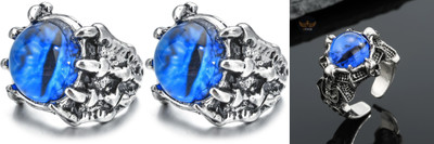 EndlessFashion Alloy Silver Plated Ring Set