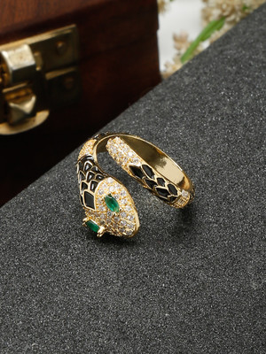 Dressberry Alloy Gold Plated Ring