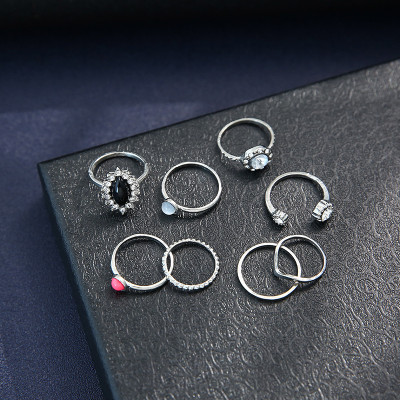 Scintillare by Sukkhi Alloy Rhodium Plated Ring