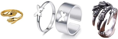 house of common Women Ring (Pack of 2) Alloy Ring