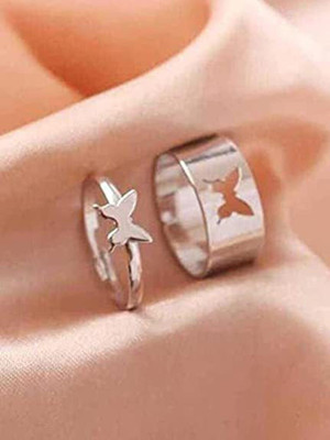 EndlessFashion Alloy Rhodium Plated Ring