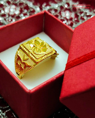 UDS CREATION GOLD PLATED RING/1 YEAR VALIDITY FOR RING Alloy Gold Plated Ring