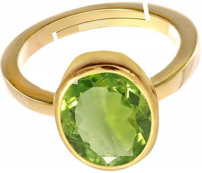GenZcomplex Stone Peridot Gold Plated Ring