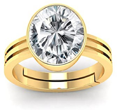 GenZcomplex Alloy Zircon Gold Plated Ring