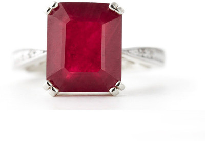 GenZcomplex Natural Ruby Stone Manik Ring Adjustable Panchdhatu Ring Copper Ruby Gold Plated Ring