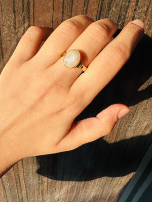 GenZcomplex Brass Gold Plated Ring