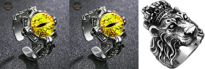 MA Enterprises Alloy Silver Plated Ring Set
