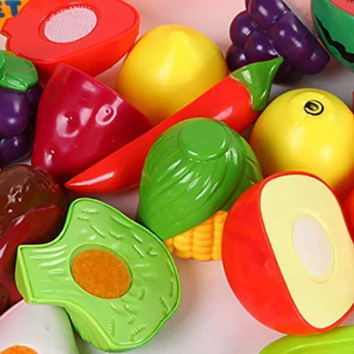 Nafhotoz Interactive Fruit and Vegetable Cutting Toy for Toddlers
