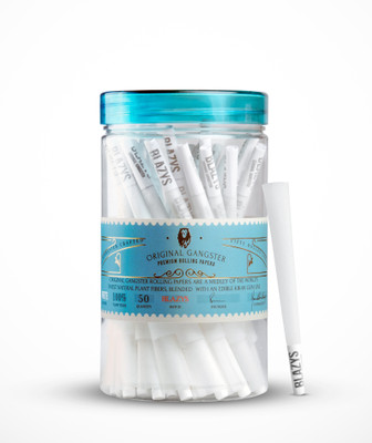 original gangster Party Pack Straightlined King Size 14 gsm Paper Roll(Set of 1, White)