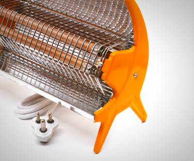 SAMY COLLECTION PRIYA MODEL YELLOW SILVER ROOM HEATER Radiant Room Heater -  Price History