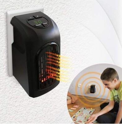 BBD Kitchen Shop Mini Electric Portable Heater For Room Electric Handy Heater Fan ,Wall-Outlet Bedroom, Living, Plug-in Wall LED Display Fan Room Heater