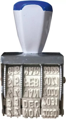 madhufashion Dater Stamp / Date Stamp Rubber Stamp (Standard Size, Etc) Rubber stamp(Small, Blue)