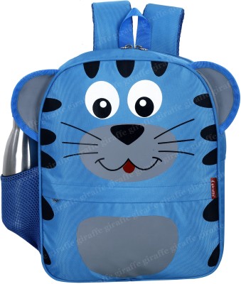 Giraffe 17L Cute Cat Printed School/Nursery/Picnic/Carry/ For Girls, Boys and Kids 17 L Backpack(Blue)