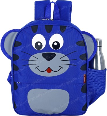 Giraffe 17L Cute Cat Printed School/Nursery/Picnic/Carry/ For Girls, Boys and Kids 17 L Backpack(Blue)