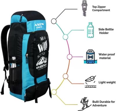 TAHAFASHION UNISEX Waterproof Mountain Rucksack/Hiking/Trekking/Camping/Bag for Adventure Rucksack  - 70 L(Multicolor)